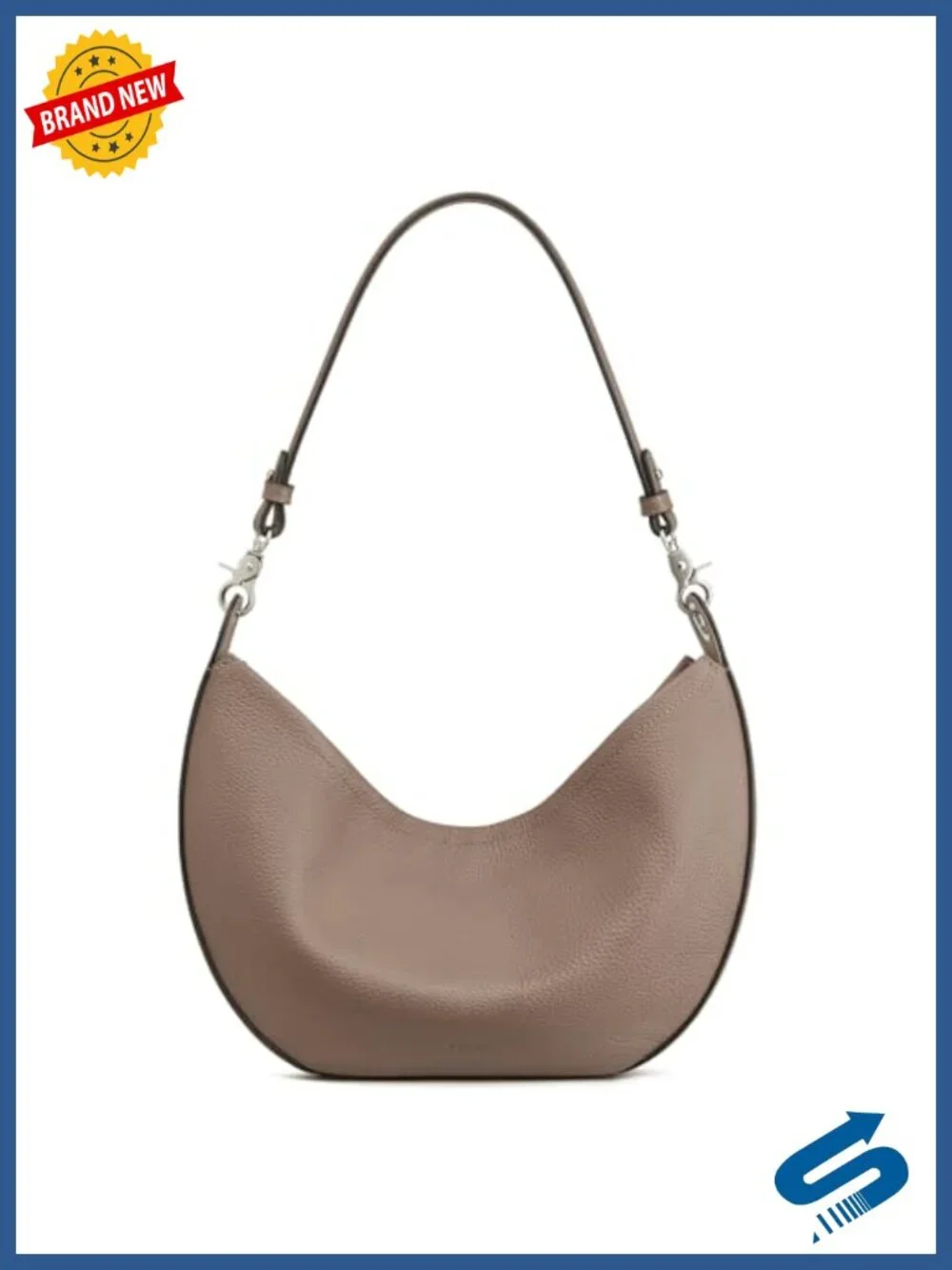 Leather Hobo Shoulder Bag Crossbody Purse Fits Tablet